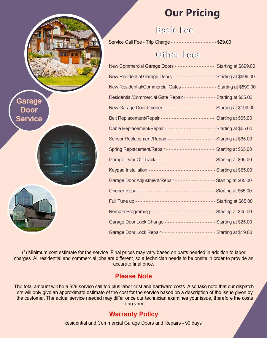 Community Garage Door Service Compton, CA 310-846-3027